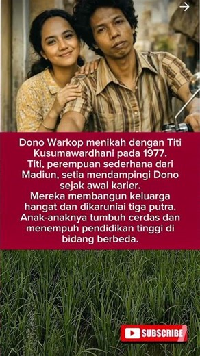 jarang di ketahui kehidupan Dono warkop