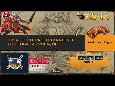 Tibia -Hunt Profit para lv 60+ todas as vocações
