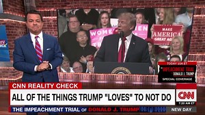 103K views · 2K reactions | President Trump would "love" to do a lot of things he's never done and probably never will, like letting aides testify in the impeachment trial. Could it be the things he says he loves are actually the things he would hate to do? John Avlon explains. #RealityCheck https://cnn.it/38zG274 | CNN | Facebook
