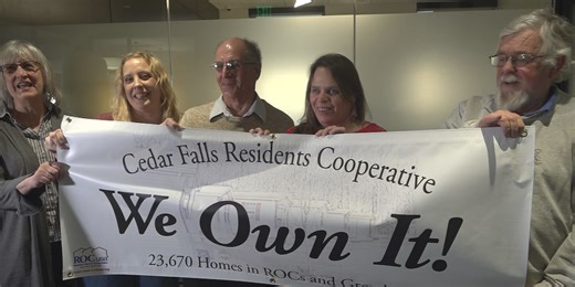 Cedar Falls Residents Co-Op closes deal, officially owns mobile home park