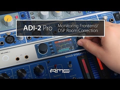 ADI-2 Pro as Monitoring Frontend & DSP Room Correction Tool