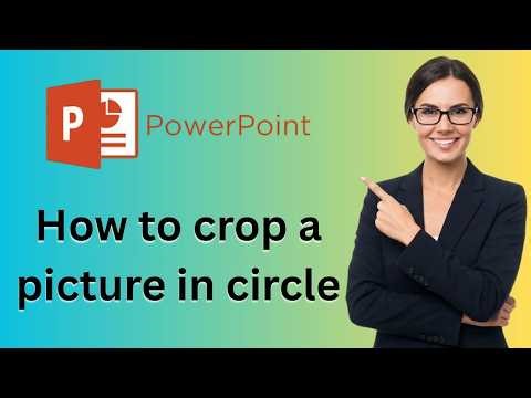 How to crop a picture in circle in powerpoint (Latest Update)