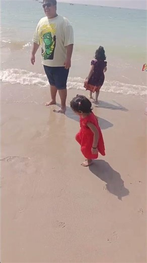 Adya Playing Near Veraval Beach 🌊🏖️ | Happy Moments by the Sea