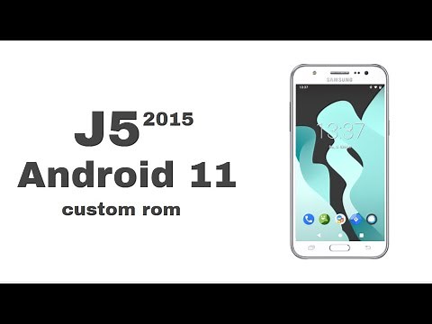 Install android 11 custom rom in samsung j5 (2015)
