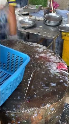 GILA CEPAT! Skill Memotong Ikan Bawal Hitam Tanpa Ribet untuk Pemula #bawalhitam #ikanbawal