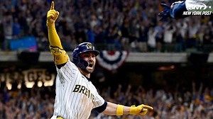 Milwaukee radio host Mike Heller reacts to the Brewers' Game 2 comeback win over the Mets