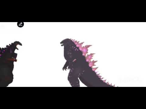 Evolved Godzilla test early +shin Godzilla +beam clash