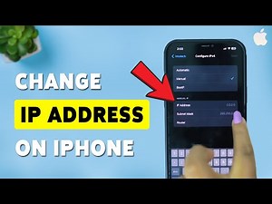 iPhone Network Privacy: Change IP Address | Update Manual IP On iPhone 2025