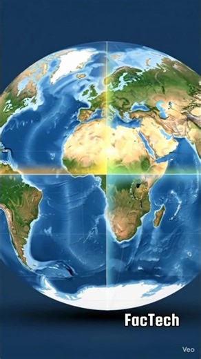 Only One Continent Lies in All Four Hemispheres #geographyfacts