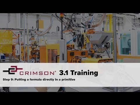 Crimson 3.1 Training - Putting a formula directly in a primitive
