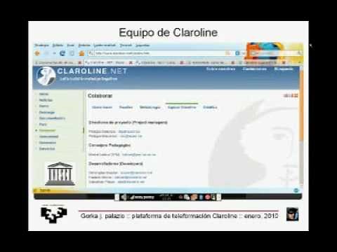 Plataforma de eLearning Claroline