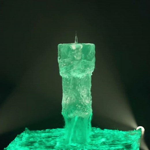 Magical Water Cube Transformation - FLIP Fluids in Blender