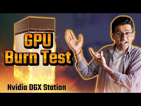 GPU Burn Test | NVIDIA DGX Station A100 Thermal Benchmark