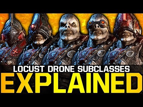 Gears of War Lore | LOCUST DRONE SUBCLASSES Explained!