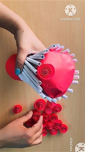 rose bouquet making #viral #shortsfeed #diy #beautiful bouquet paper craft #shortvideo #shorts