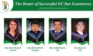 6.8K views · 240 reactions | Series 4: Congratulations to the Roster of Successful UC Examinees who passed the 2020/2021 Bar Examinations! #TatakUC #UCCollegeOfLaw #yesUCan | University of the Cordilleras | Facebook