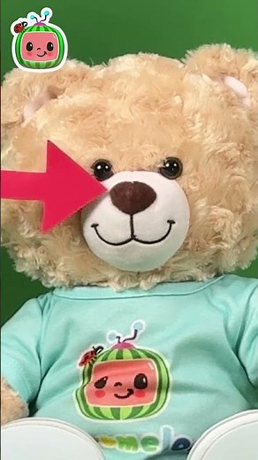 🧸Teddy Bear Head Shoulders Knees and Toes!🎶 | CoComelon | Moonbug Kids - Learning Song Loops #shorts
