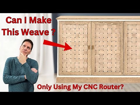 Making Intricate Basket Weave Patterns on a CNC Router