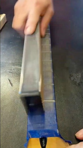 Fender Telecaster Restoration - Part 2 Fret Level crown & polish. Full length video on my channel