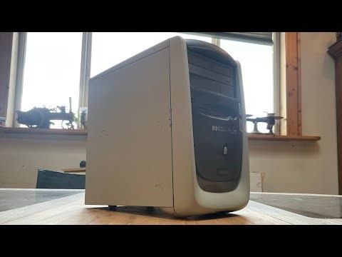 1990s Hewlett Packard HP Pavilion 6630 Windows 98 computer