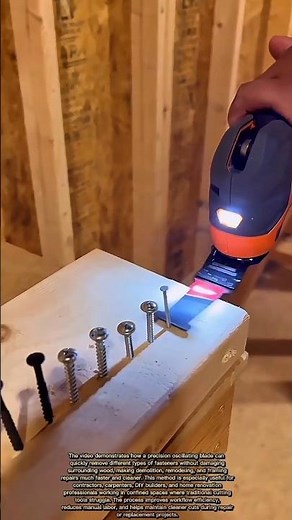 Oscillating Multi-Tool Hack That Makes Fastener Removal Insanely Easy!