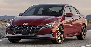 2021 Hyundai Elantra, Elantra Hybrid debut - four-door coupe style, dual-screen setup, 64-colour LED lights! - paultan.org