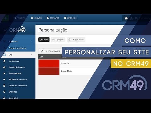 Como personalizar seu site no CRM 49