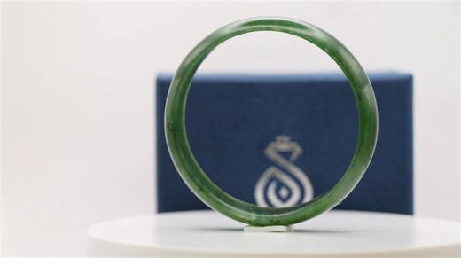 Jade Bangle - Natural Green Jade Nephrite - Etsy