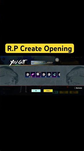 R.P Create Opening😱