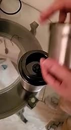 CHULUX Electric Stainless Steel Coffee Spice Grinder,70g Capacity Detachable Grinding and Chopping Cups with Built-in SS304 Blades for Dry or Wet Food,Plus a Cleaning Brush