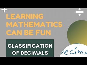 Classification of Decimals |Terminating, Non-Terminating & Repeating Explained!‪@LearnMathFromMentor‬