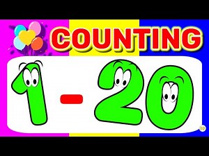 Learn to Count 1-20 with Me | Learn 1 to 20 Counting in English | Number Song for Preschool