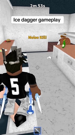 Mm2 ice dagger gameplay #roblox #mm2 #murdermystery2 #gaming #viral