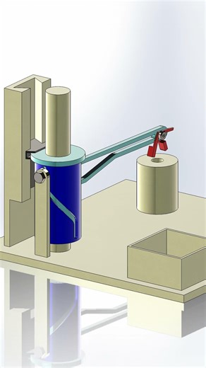 pick and drop mechanism #solidworks #mechanism #mechanicalengineering #cad #solidworkstutorial