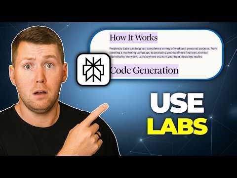 How to Use Perplexity Labs - Quick Tutorial