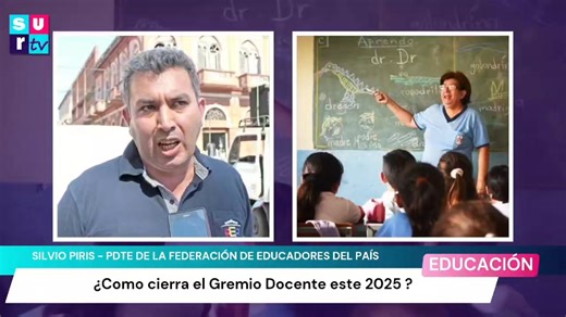 #EDUCACIÓN | ¿Cómo cierra el Gremio Docente este 2025? En comunicación con el programa Cordialmente Noticias de #RadioSurFm, el presidente de la Federación de Educadores del Paraguay (FEP), Silvio Piris, realizó un análisis sobre el cierre del año lectivo para el sector gremial. ​ ​Piris calificó el cierre de este 2025 como "bueno", destacando que se ha logrado cumplir con una parte importante de los objetivos presupuestarios trazados al inicio del año. ​Sin embargo, el titular de la FEP fue enf