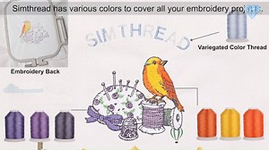 Watch Recommend - Simthread 63 Brother Colors Polyester Embroidery Machine Thread on Amazon Live