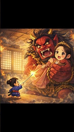 中編【日本昔ばなし】『一寸法師』絵本読み聞かせ #絵本朗読 #日本昔ばなし #読み聞かせ #朗読 #一寸法師