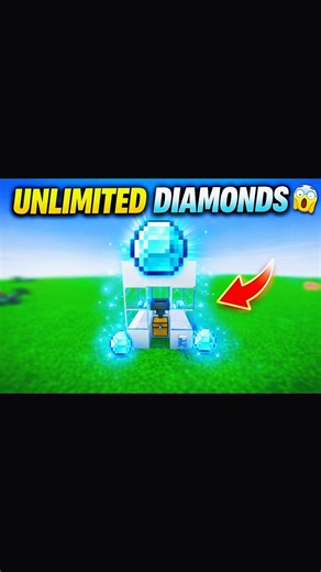 guys unlimited diamond in Minecraft bedrock #minecraft #shortvideo