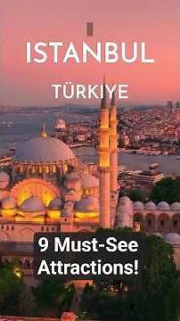🇹🇷 9 Top Places To Visit In ISTANBUL! | Istanbul Travel Guide