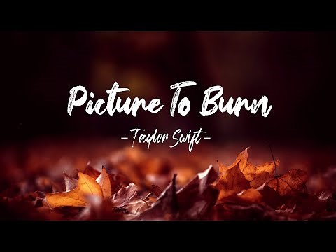 Taylor Swift - Picture to Burn (Lyric Video)