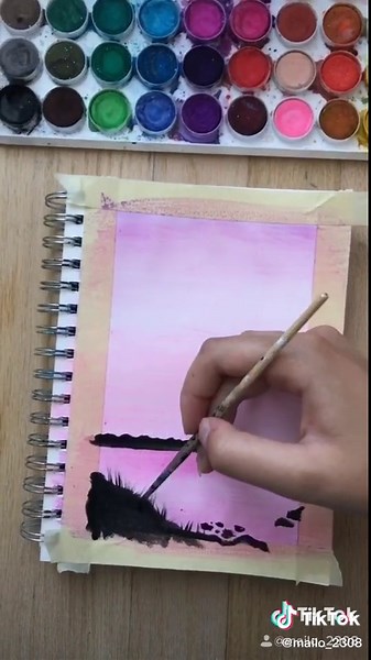 Pintura fácil: tutorial paso a paso en acuarela