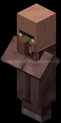 Villager Sings! #minecraft #minecraftvillagersings #villager #minecraftvillager