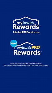 37K views · 2.3K reactions | Low effort  high reward. Earn points toward MyLowe’s money on every purchase. | Lowe's Home Improvement | Facebook