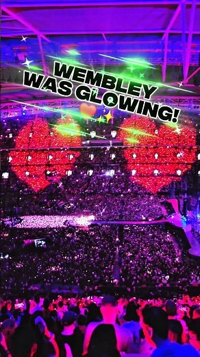 Coldplay magic at Wembley! ❤️ A Sky Full of Stars ✨ #coldplay #london