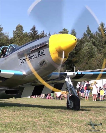 Merlin V12 ROAR 🔥 P-51D Mustang “Louisiana Kid”