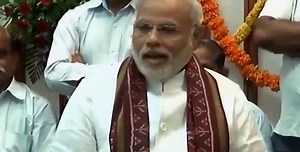 Results achieved due to Gujarat model, says Modi