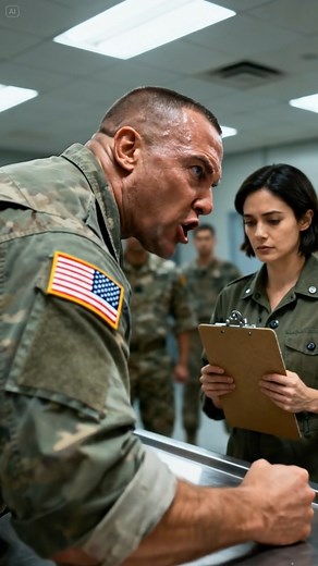 In a military armory, a newly minted SEAL decided to make an example of the quiet inventory clerk. He thought he was asserting his dominance, but he was about to learn that the most dangerous people are the ones you never see coming. This was a lesson in respect written in scars. The rack of rifles rattled, a sharp, metallic tremor that cut through the low hum of the armory. Sergeant Marcus Bradley’s fist had landed on the steel frame, a half-inch from the woman’s head. He didn’t seem to notice 