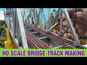 HO Scale Bridge Track Making For My Walthers Double Track Truss Bridge | Model Train Layout