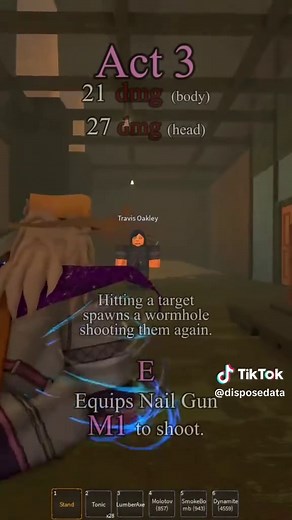 Tusk Acts 1-3 Showcase Roblox (JJBA) | Quick Guide